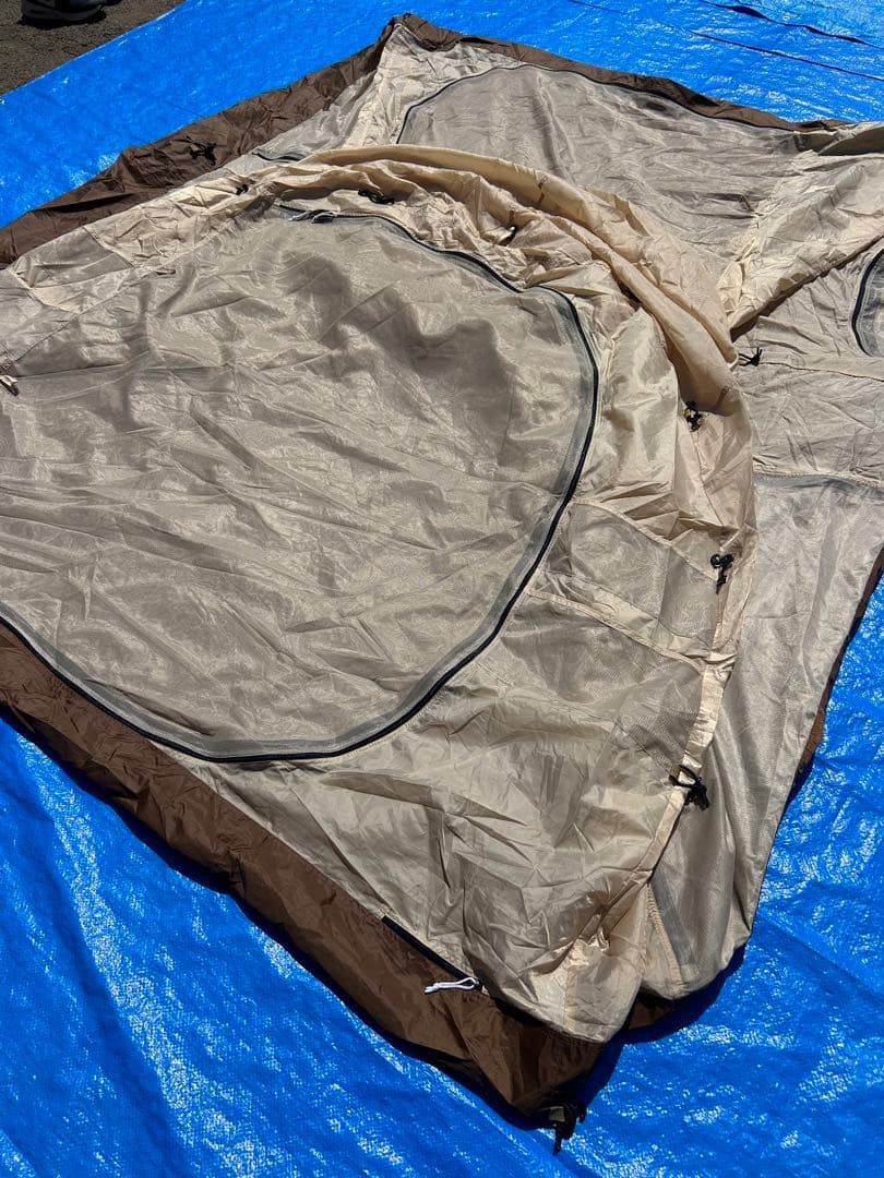 【美品】DOD カマボコテント 3(S) T3-688-KH カーキ