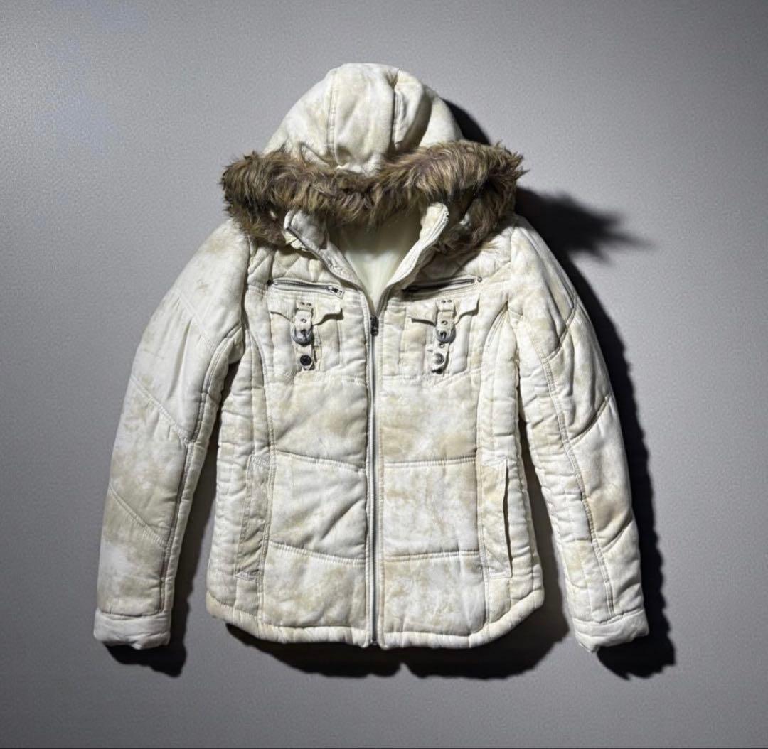 in the attic fur down jacket y2k 平成 ギャル男