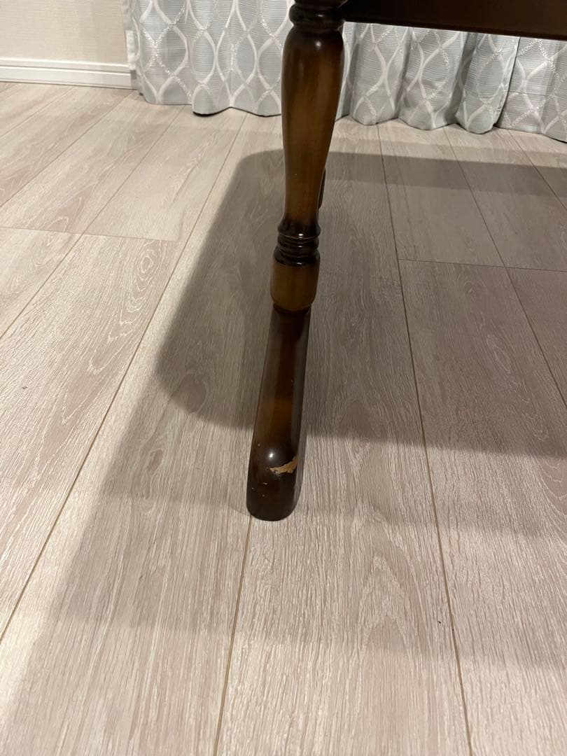 【カリモク】コロニアル　ダイニングテーブル　レトロ