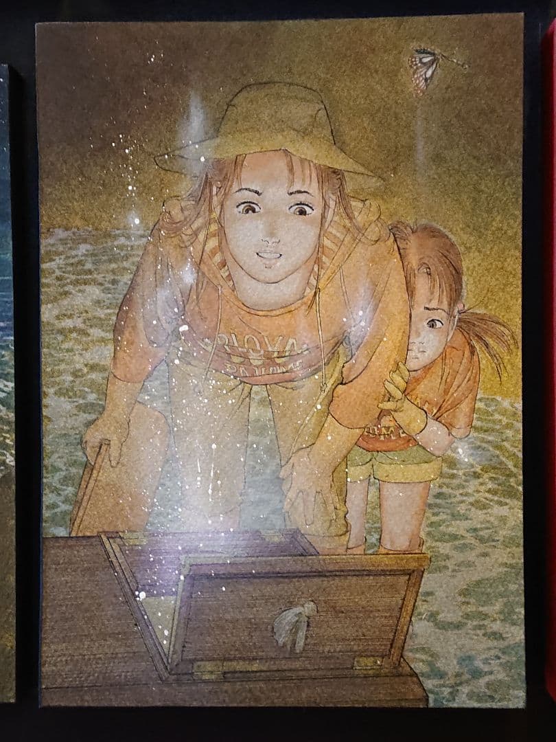 日本画家堤進の平面ポップアート 作品 。ミクストメディア」