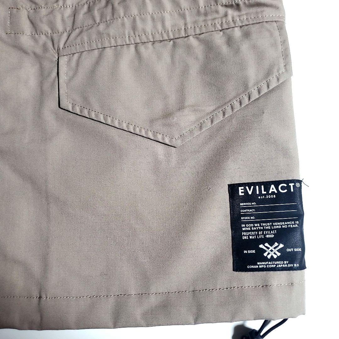 EVILACT イーブルアクト　M65　ベスト　ミリタリー　ストリート　ベージュ