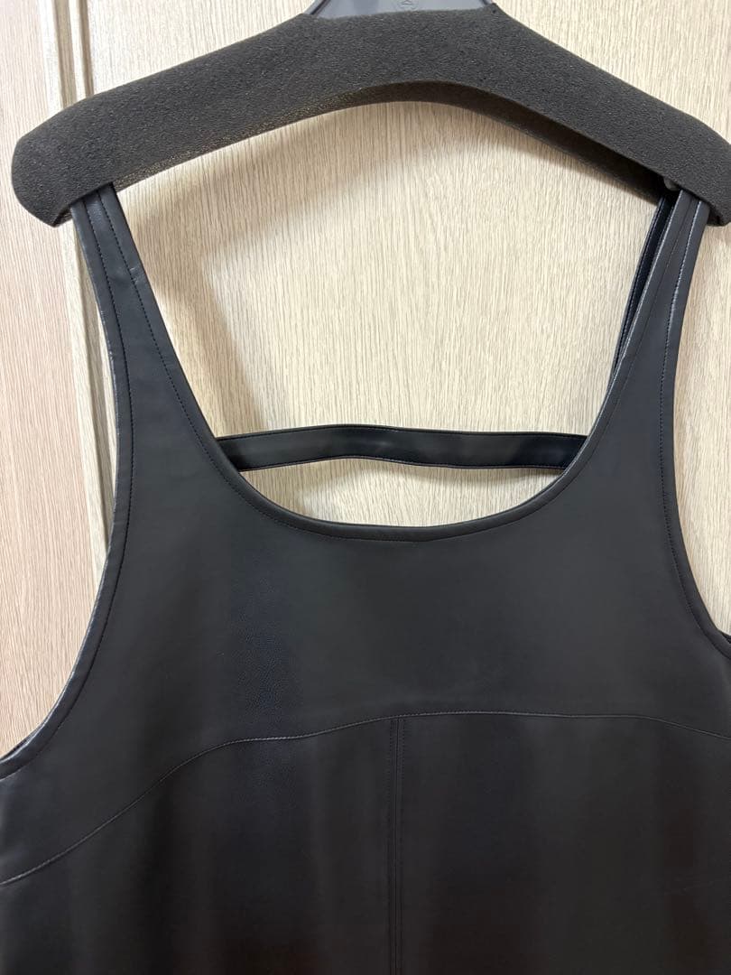 AKTE フェイクレザーミニワンピース