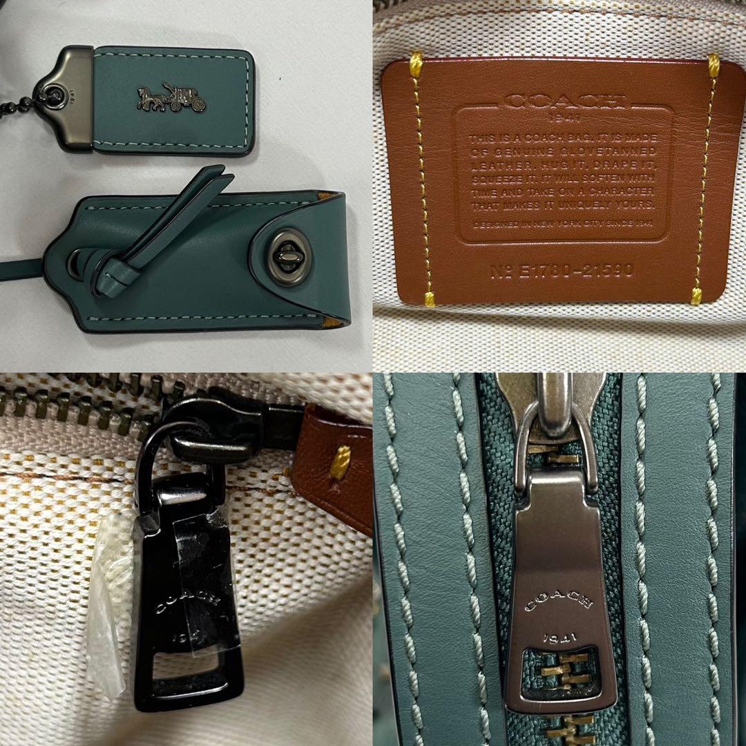 【極美品】コーチ ローグ25 3way ハンドバッグ レザー スタッズ 肩掛け