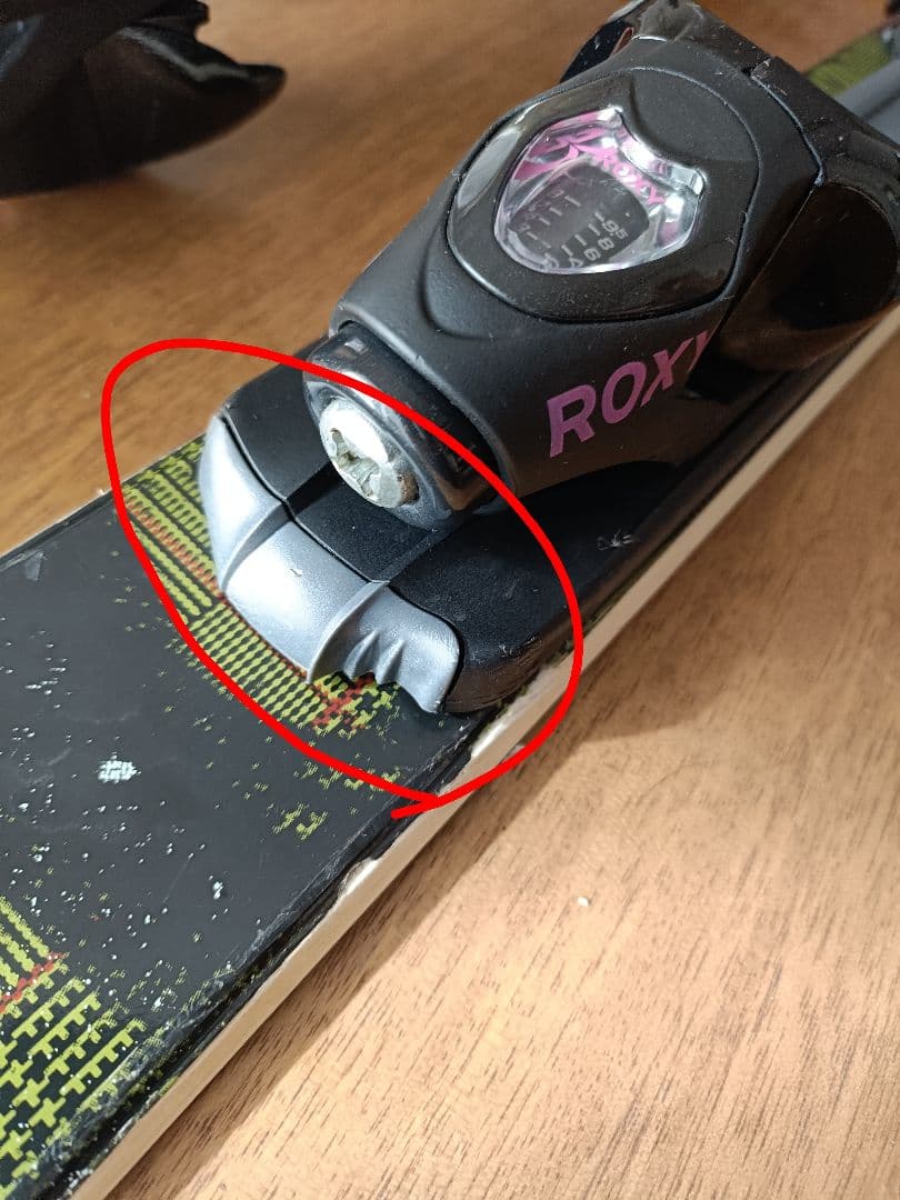 ROXY ロキシー ショートカービングスキー(140cm)＋ロキシービンディング