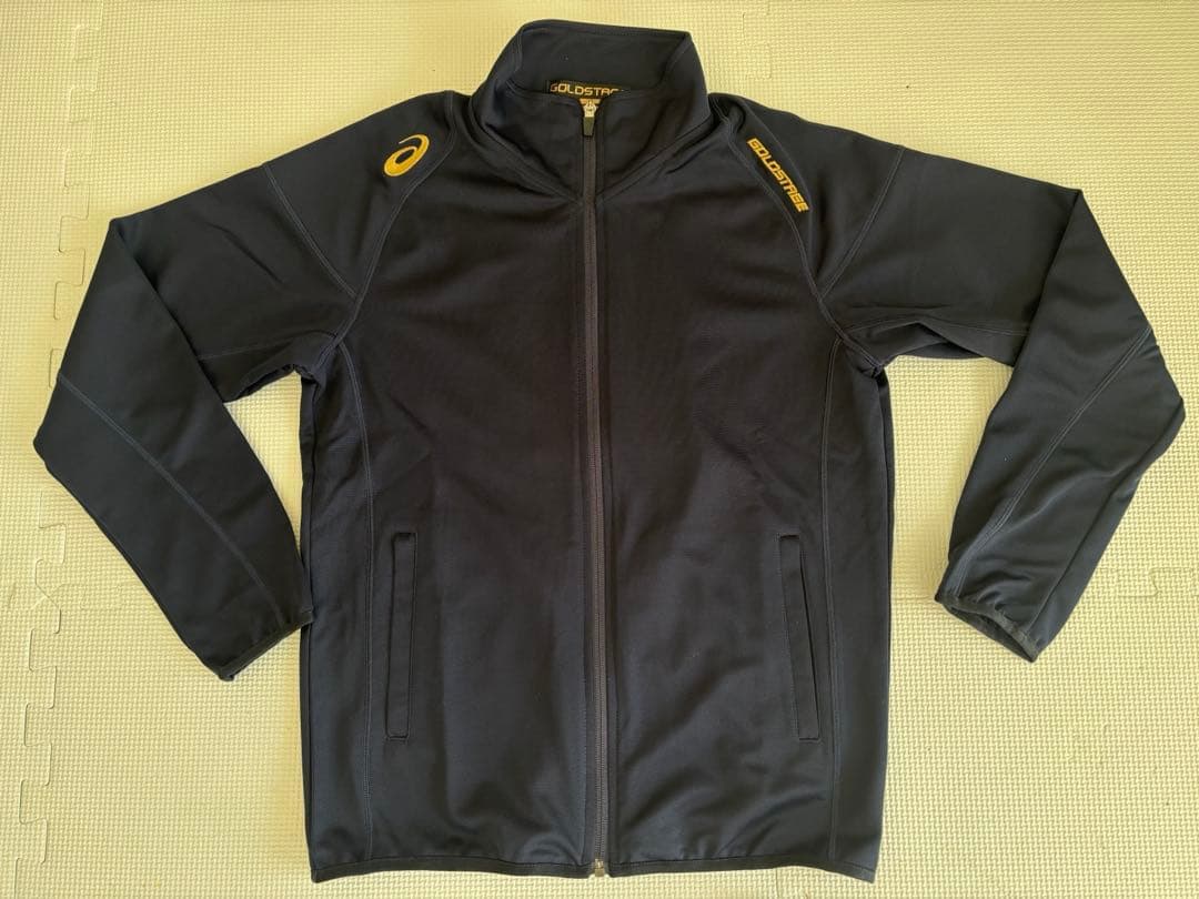 asics GOLDSTAGE ジャージ上下セット M ネイビー