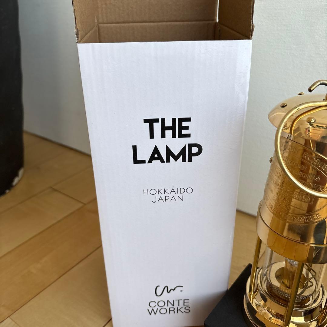 新品未使用　マイナーズランプ　マイナーズランタンシリアルナンバー入　真鍮製