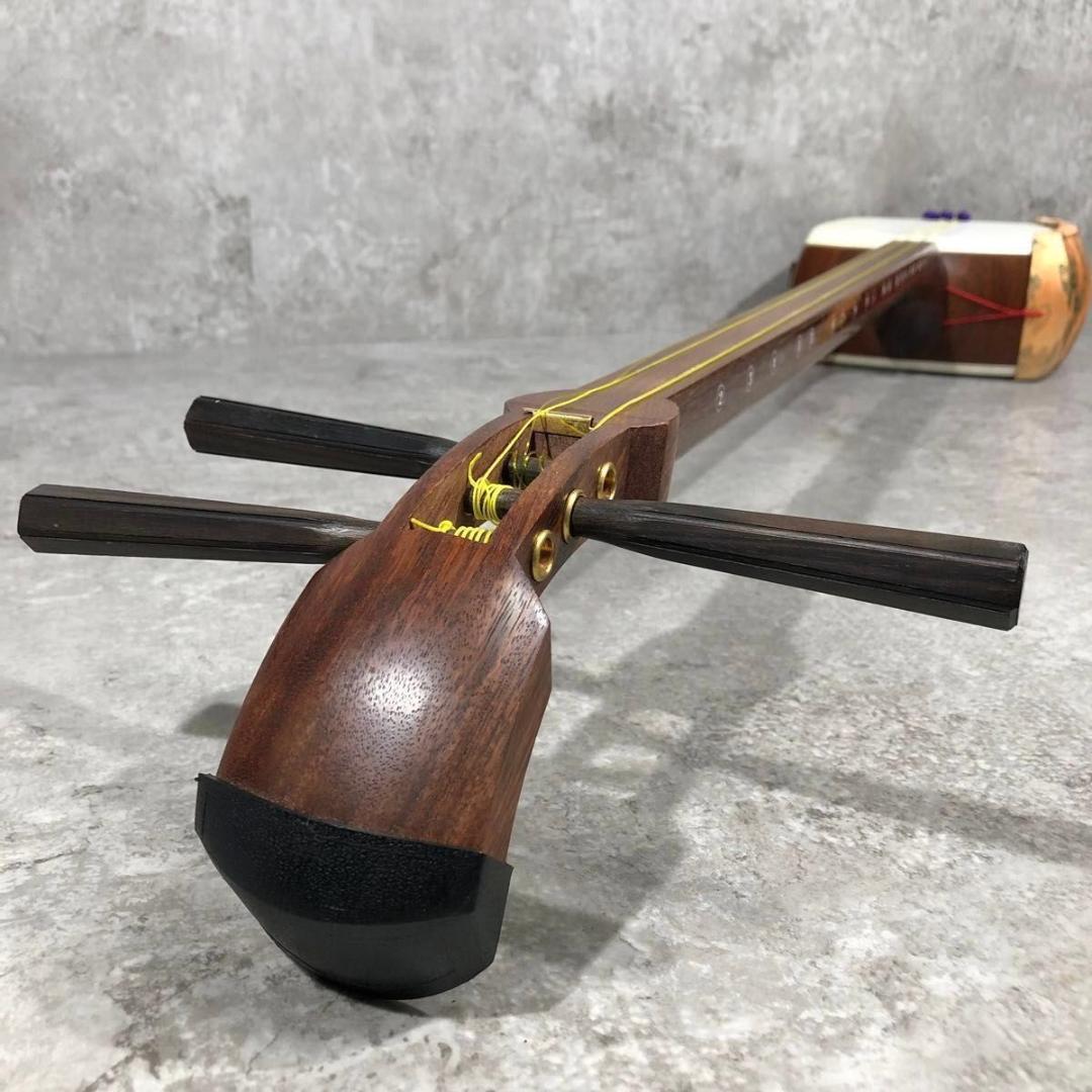 希少 三味線 犬皮 中棹 地唄 和楽器 地唄 三味線 常磐津 小唄 民謡