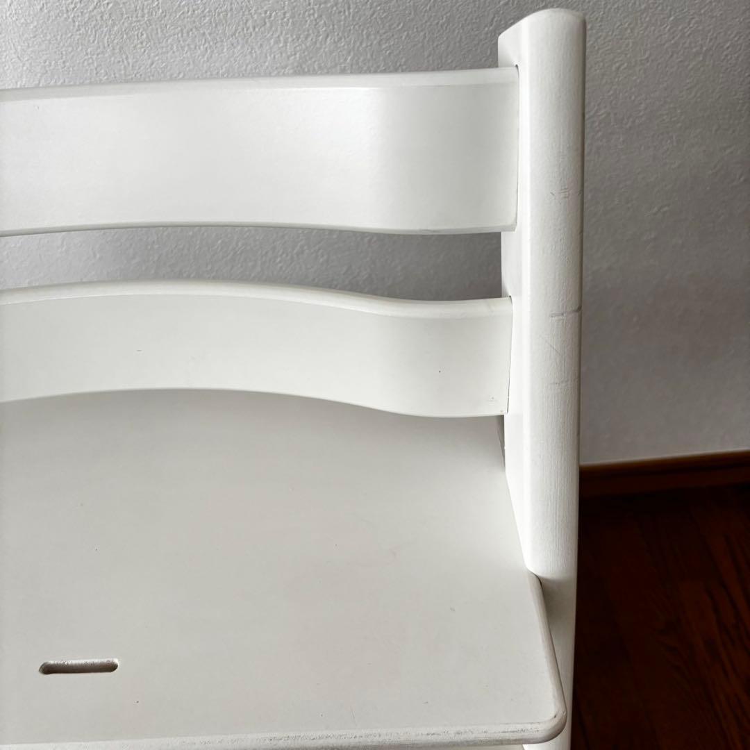 ＊綺麗＊ストッケ　トリップ トラップ　ベビーチェア+ベビーセット　ホワイト①