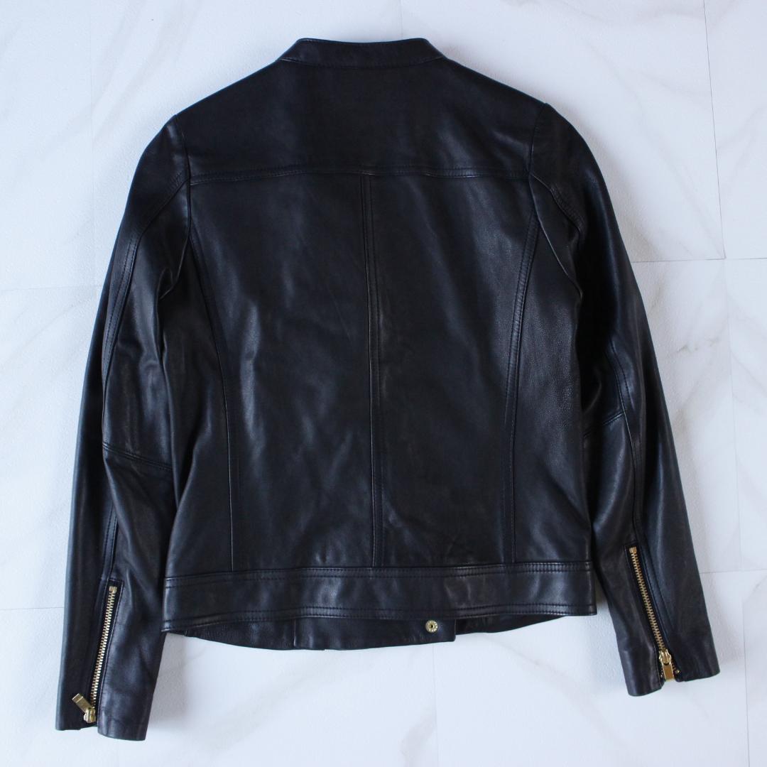 NOBLE ソフトラムレザージャケット Sサイズ ブラック シングルライダース