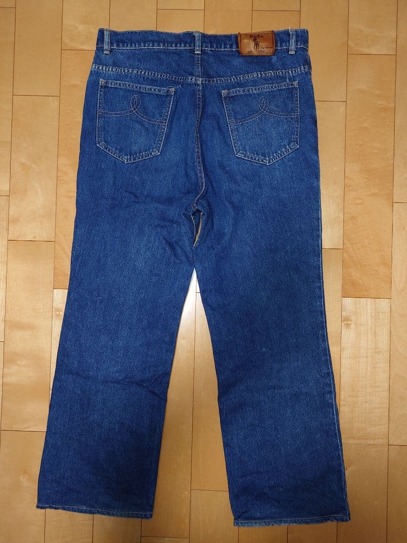 正規 希少ビンテージ ラルフローレン デニムPolo RALPHLAUREN濃紺
