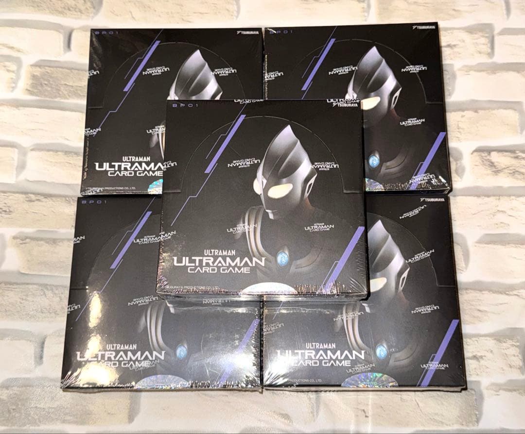 【新品未開封/シュリンク付】ウルトラマンカードゲーム BP01 BOX 5BOX