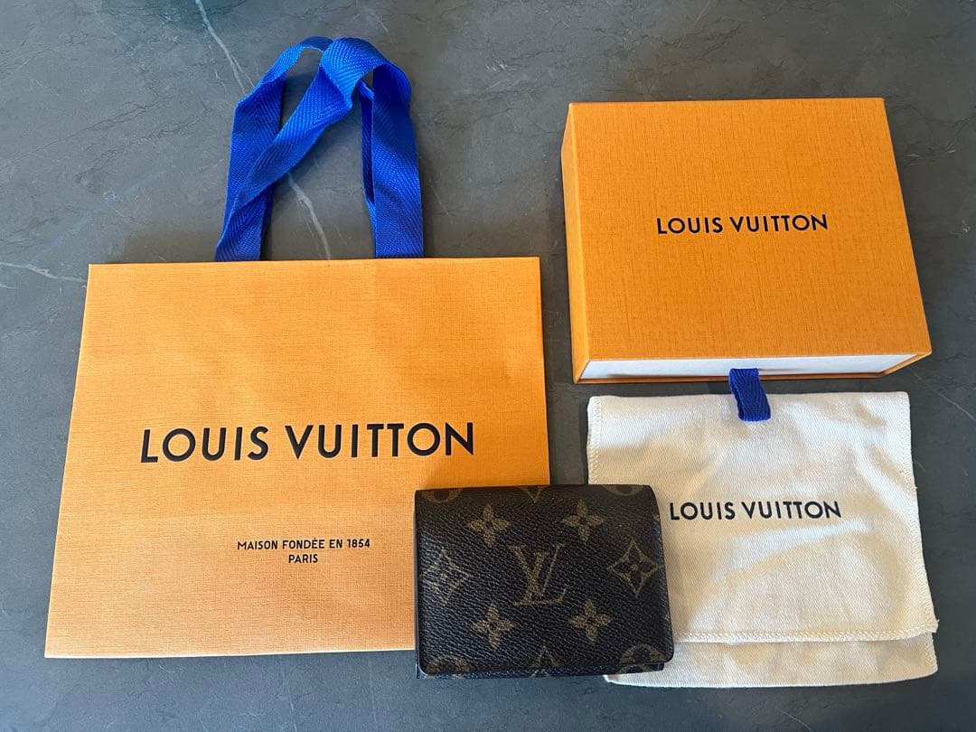 美品 ルイヴィトン モノグラム 名刺入れ カードケース