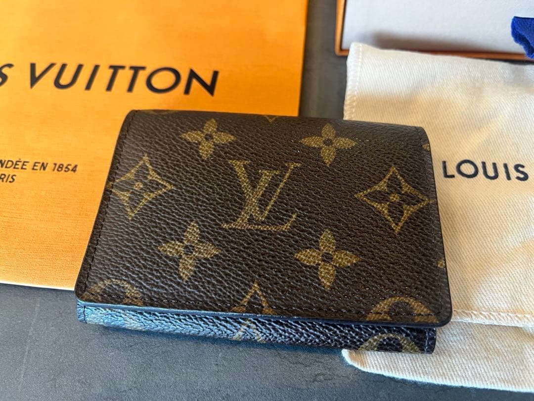美品 ルイヴィトン モノグラム 名刺入れ カードケース