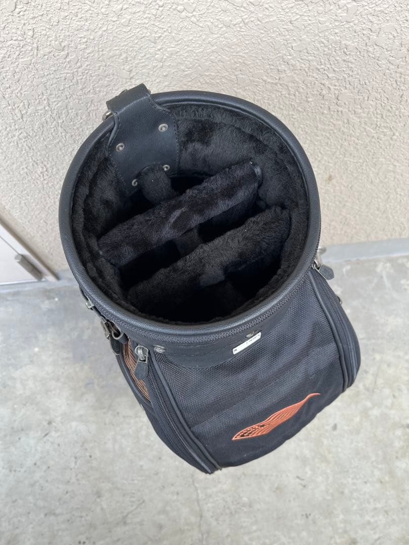 激レア！Titleist　タイトリストキャディーバッグ　布製　フードカバー付属