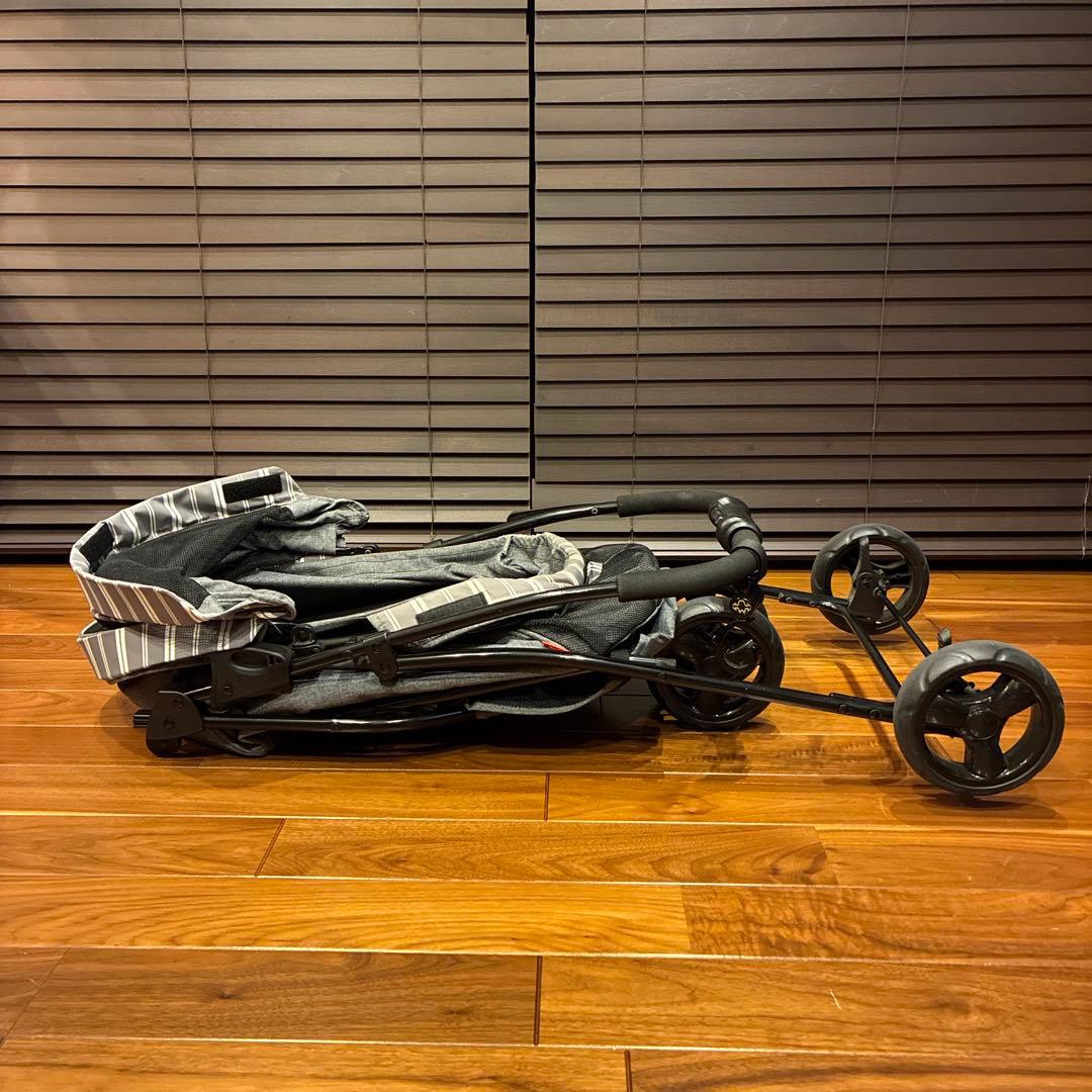 ジェックス　わんわんカート スマートハンディ ストライプグレー 防寒レインカバー