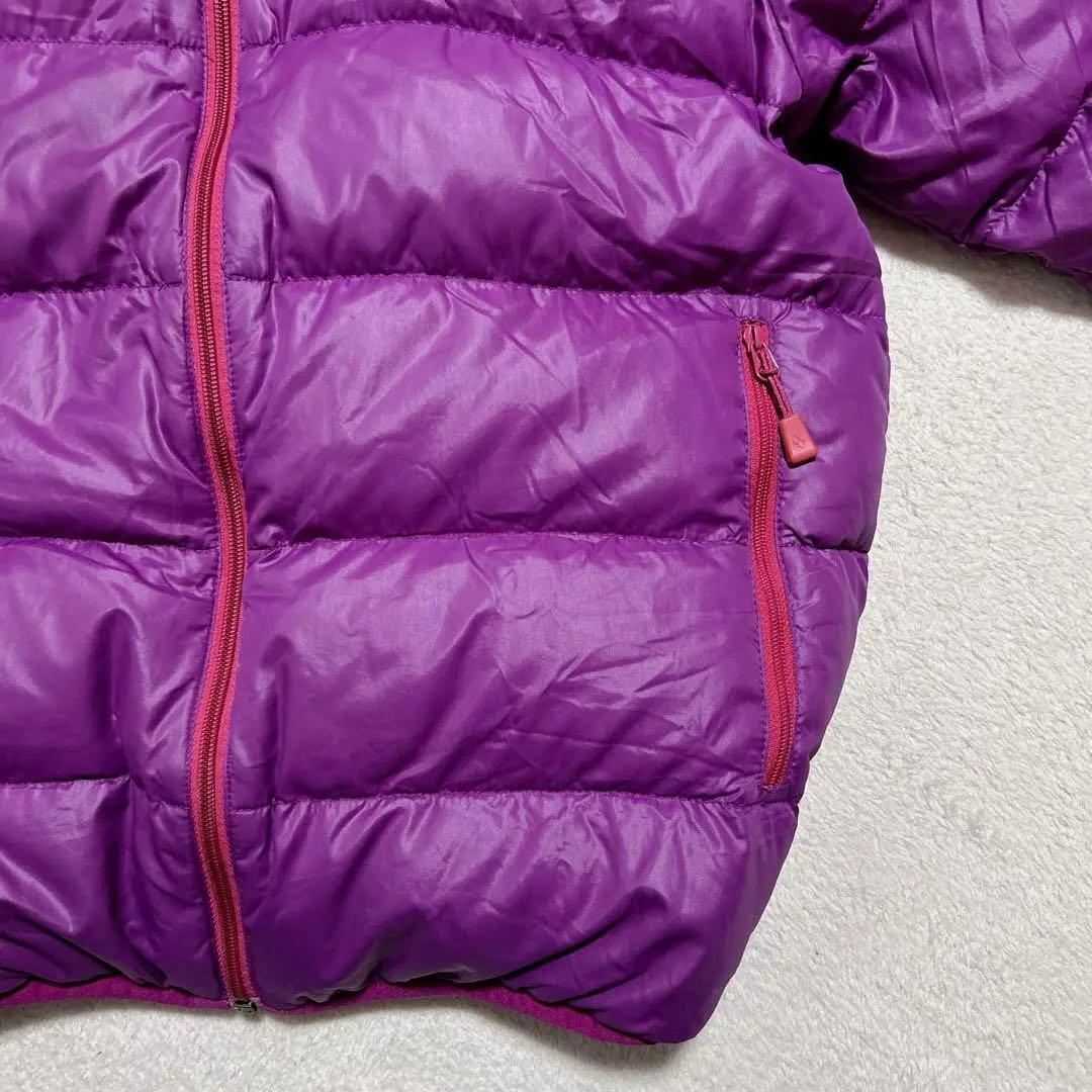 y2k 短丈 mont-bell down jacket パープル 収納袋付き!