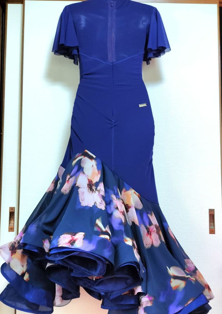 社交ダンス♡ジャンティ　モダン　スタンダード　ワンピースドレス　ラテンにも