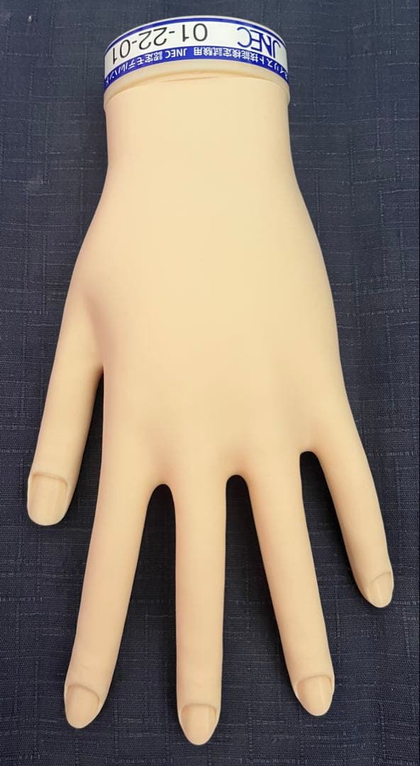 JNEC認定モデルハンド ネイリスト技能検定試験　ネイル　モデルハンド　チップ