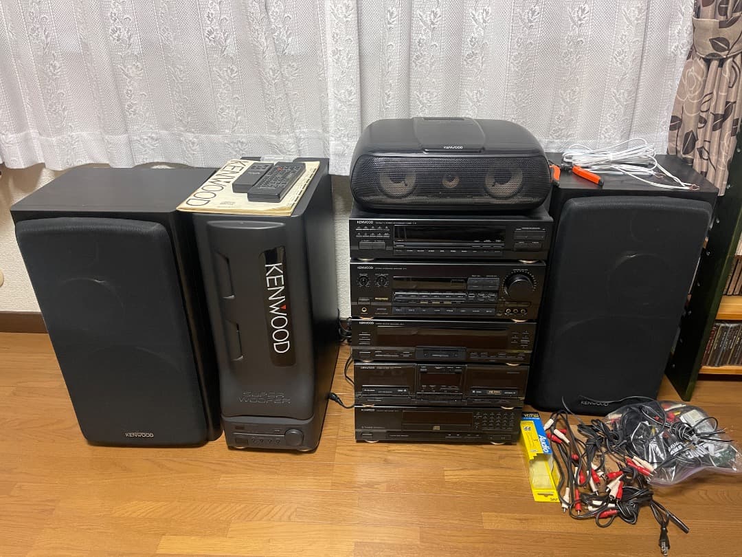 KENWOOD ROXY J7 コンポ （リモコン、取説付）