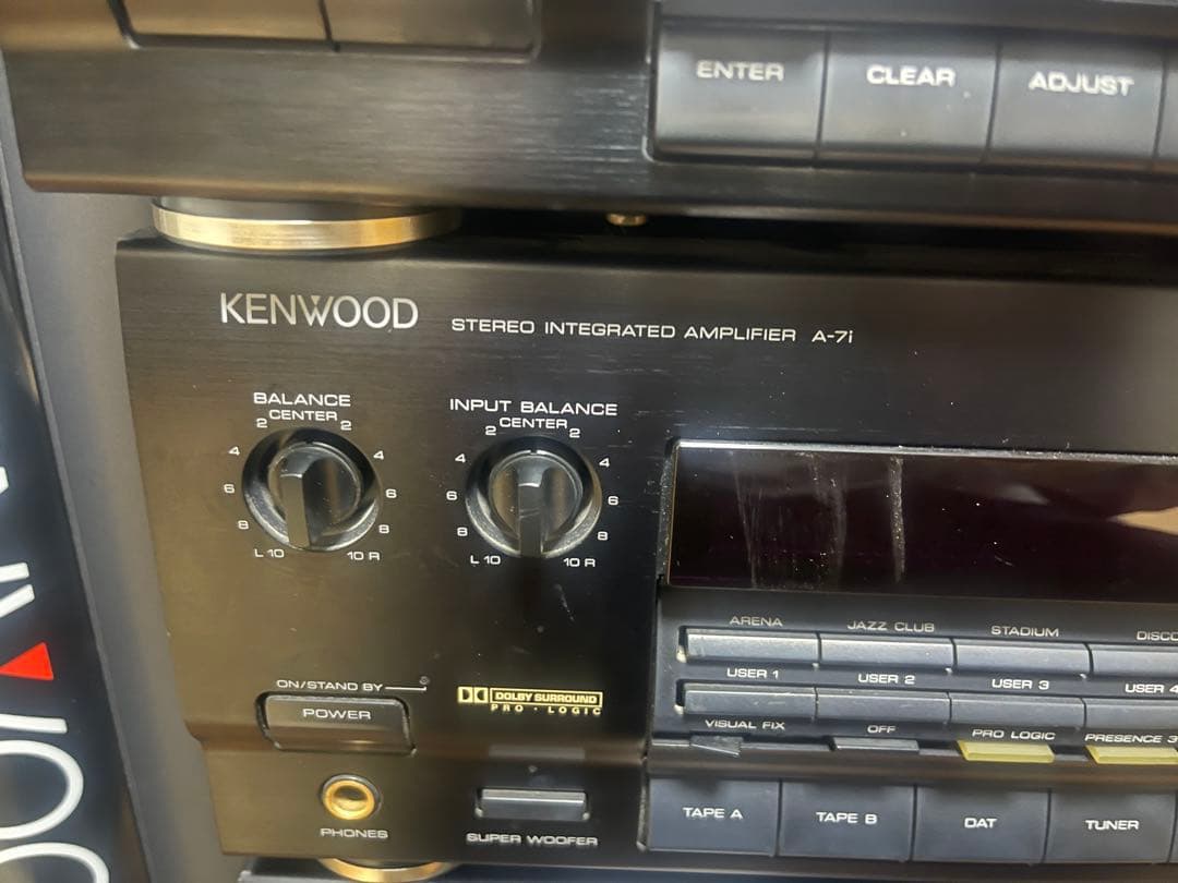 KENWOOD ROXY J7 コンポ （リモコン、取説付）