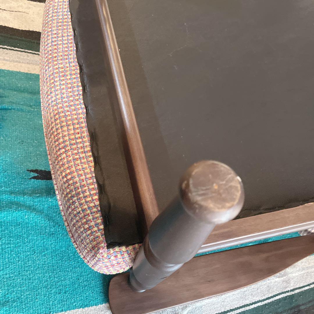 希少　カリモク　チターノ　一人掛け　アーム　ソファ　レトロ　ヴィンテージ