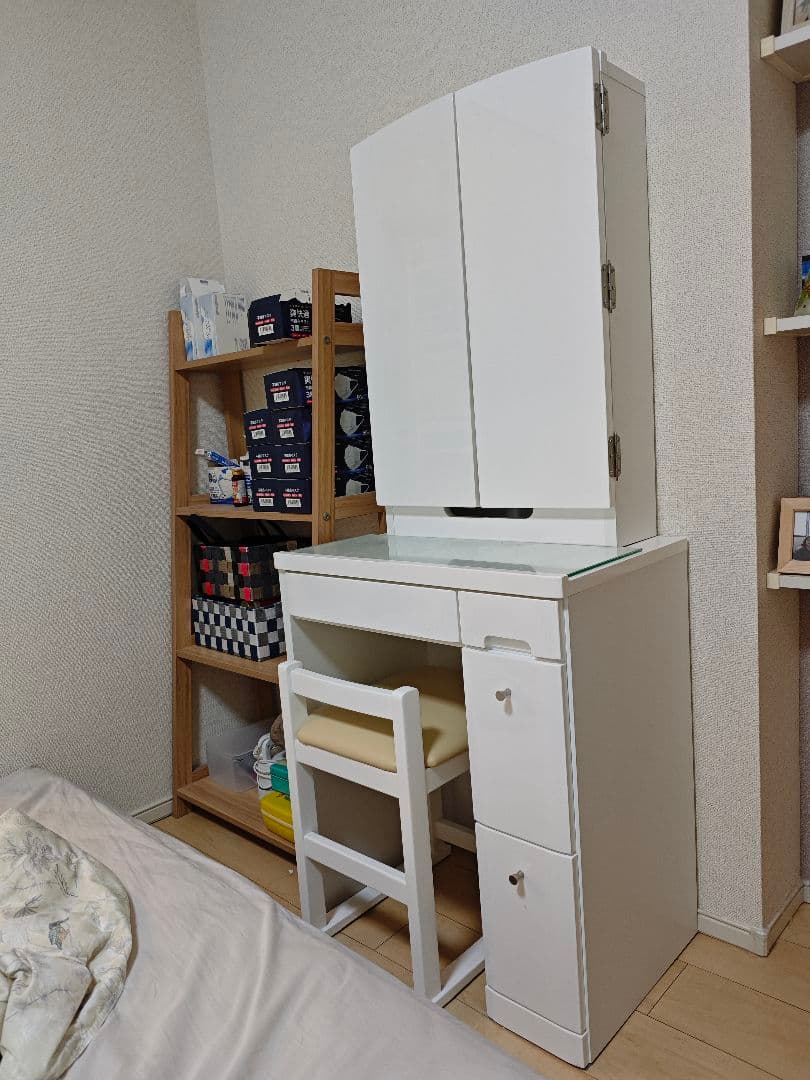 ニトリ　三面鏡ドレッサー(DR2 WH)