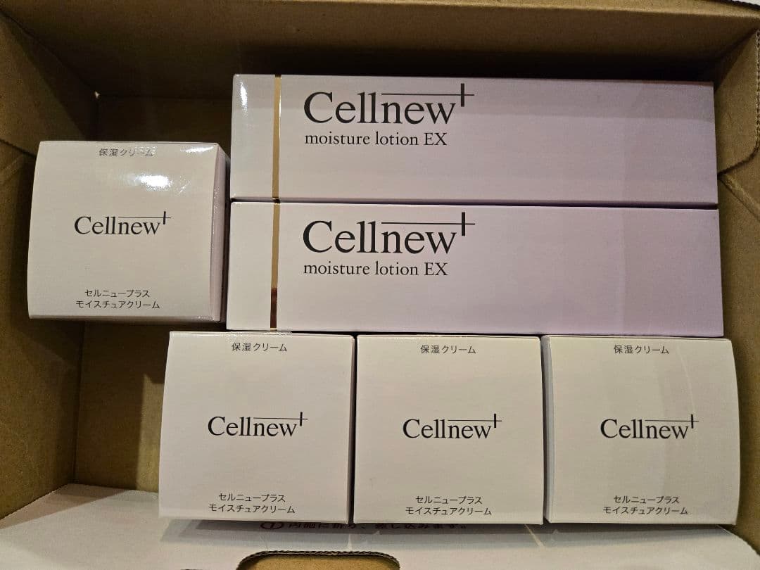 セルニュープラス モイスチュアクリーム 4箱モイスチュアローション2箱 　保湿