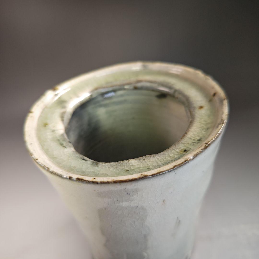 イ775 水指『近藤精宏』『榛沢窯　粉引　水指　共箱』茶道具