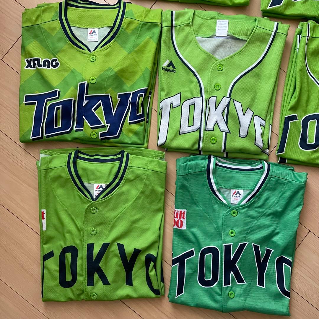 燕パワーユニフォーム7点セット 東京ヤクルトスワローズ ミドれ