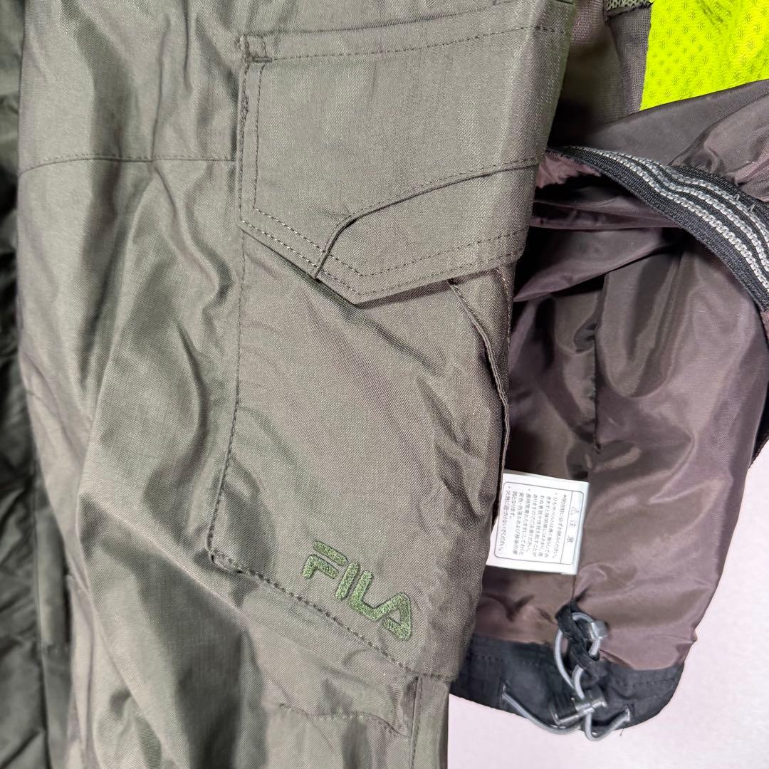 希少♪ FILA フィラ　 メンズL スキー　スノボー上下　ウエア