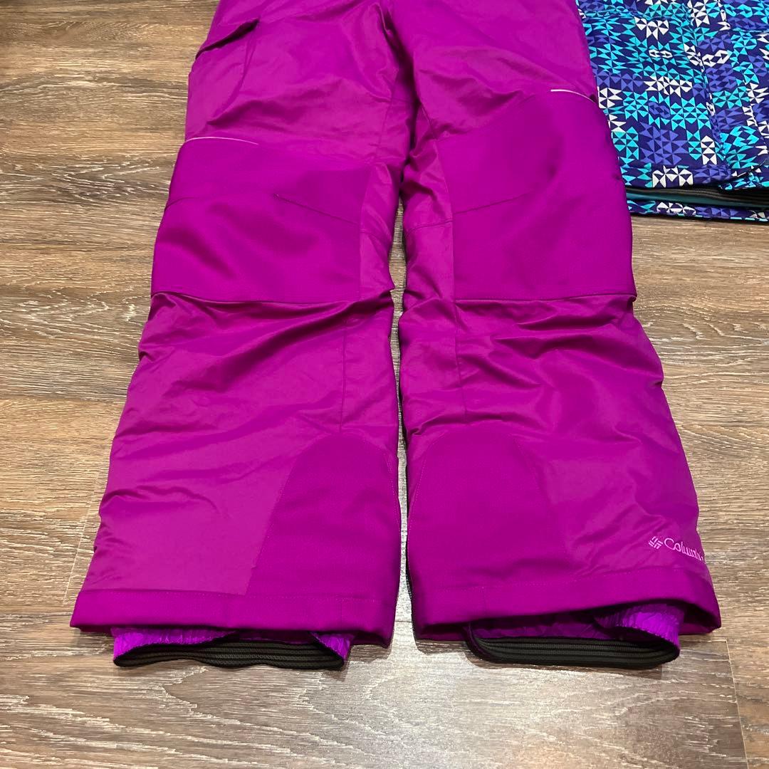 コロンビア　150 スキーウェア　女の子　ウェア セットアップ