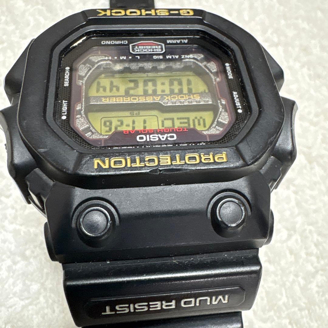 稼働 美品 G-SHOCK GX-56 タフソーラー ブラック ゴールド液晶