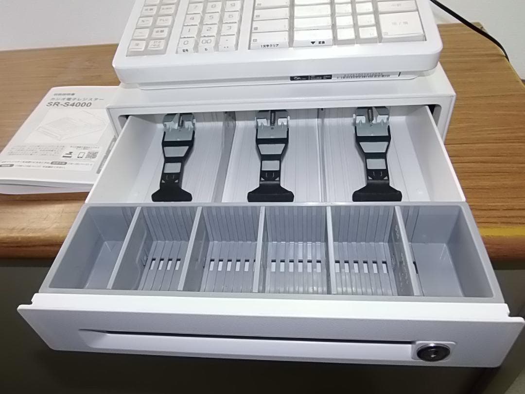 PCで売上管理220設定無料カシオSR-S4000軽減税率インボイスレジスター