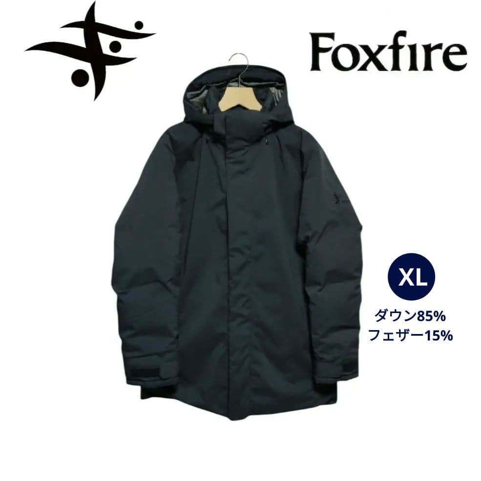 J*d様 FOX FIRE 天然羽毛 ダウンジャケット 撥水タフタ ネイビーブル