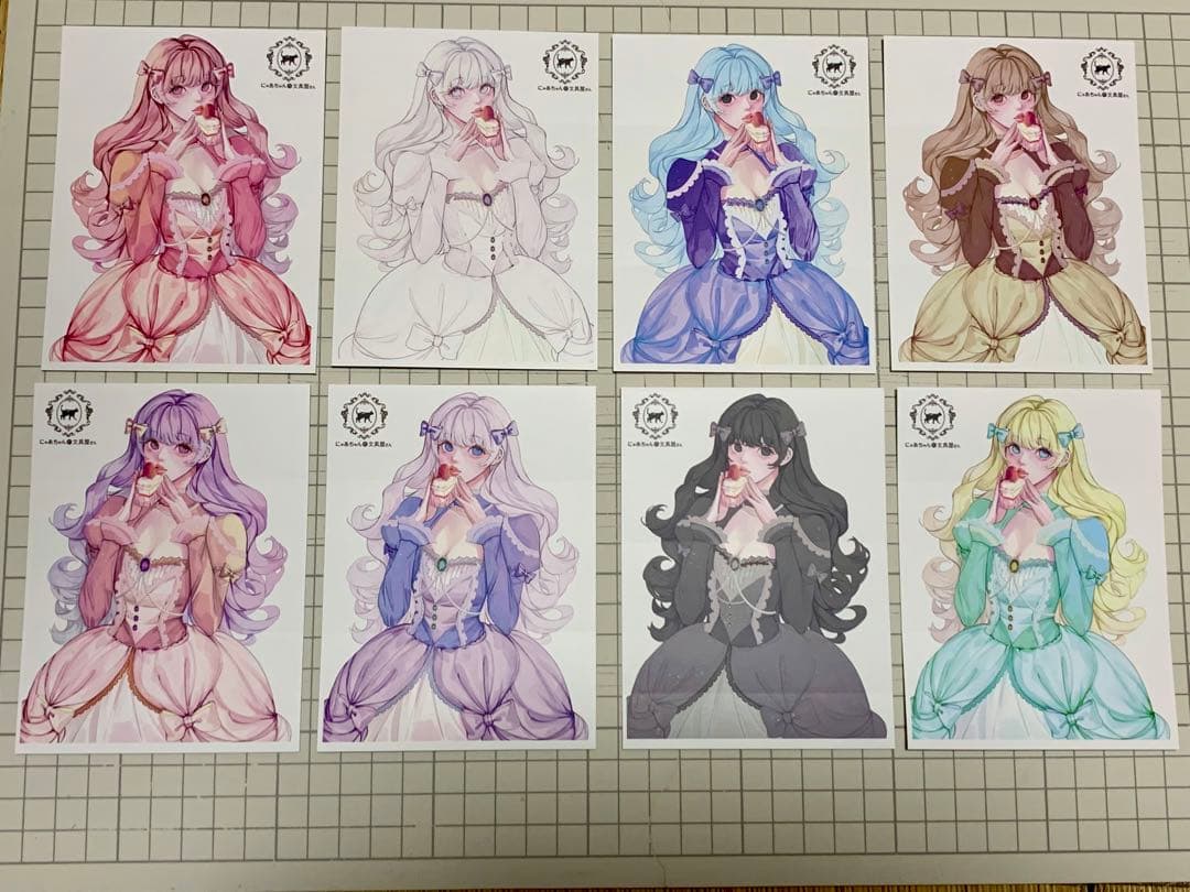 N101 人物ステッカー  女の子 にゃあちゃんの文具屋さん