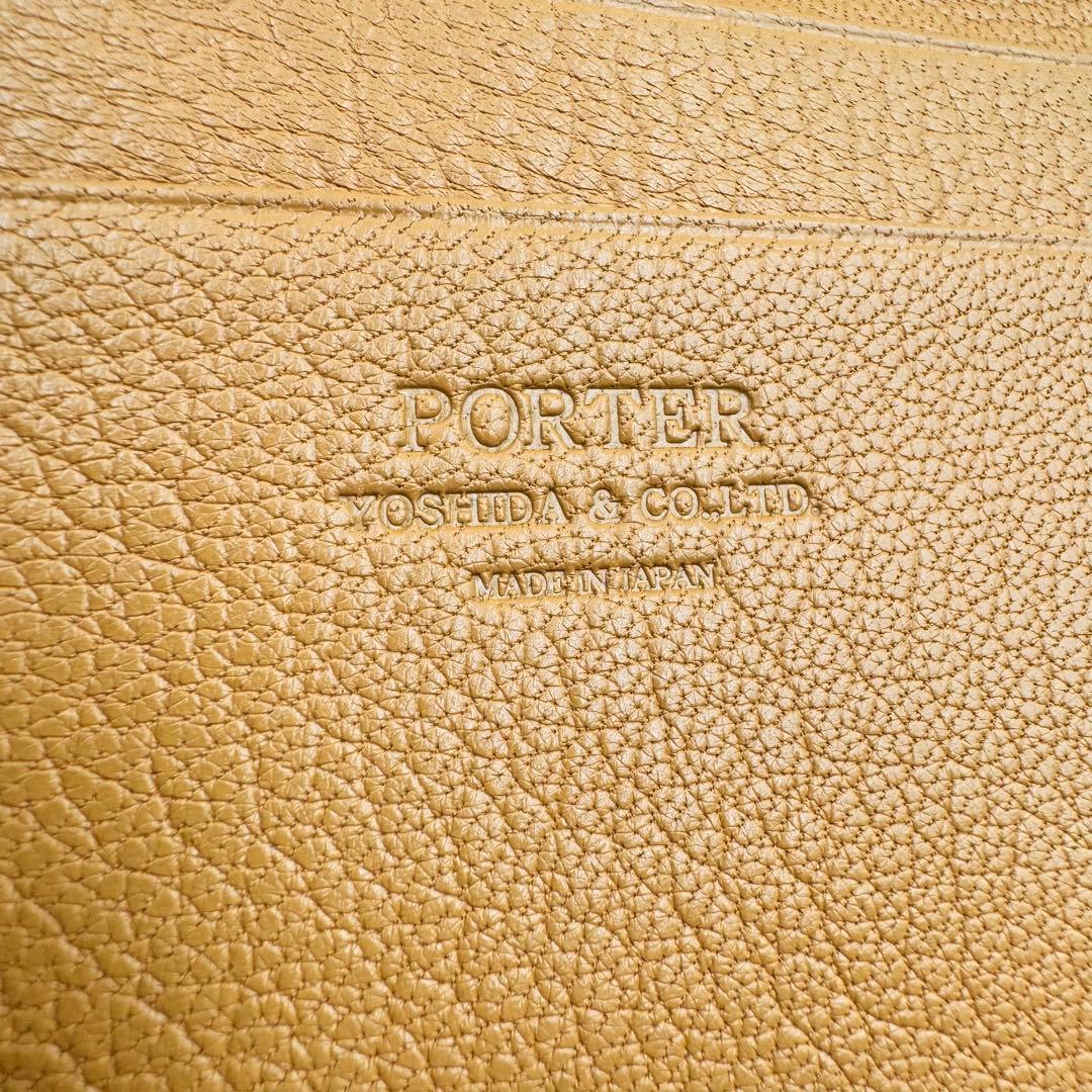 未使用✨PORTER 名刺入れ　ブラック　本革　保存箱付き