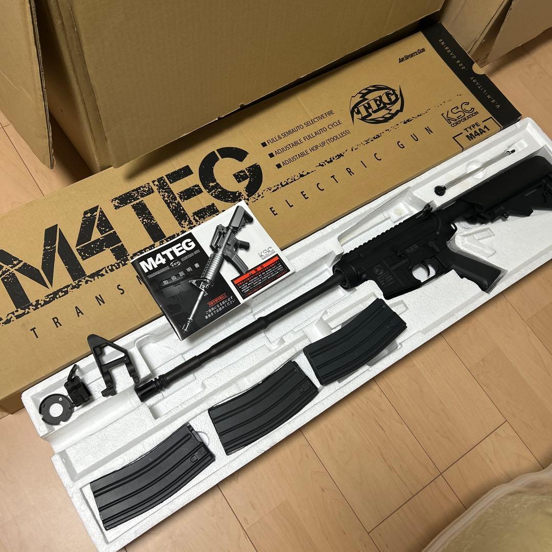 KSC M4TEG 電動ガン マガジン3本付き