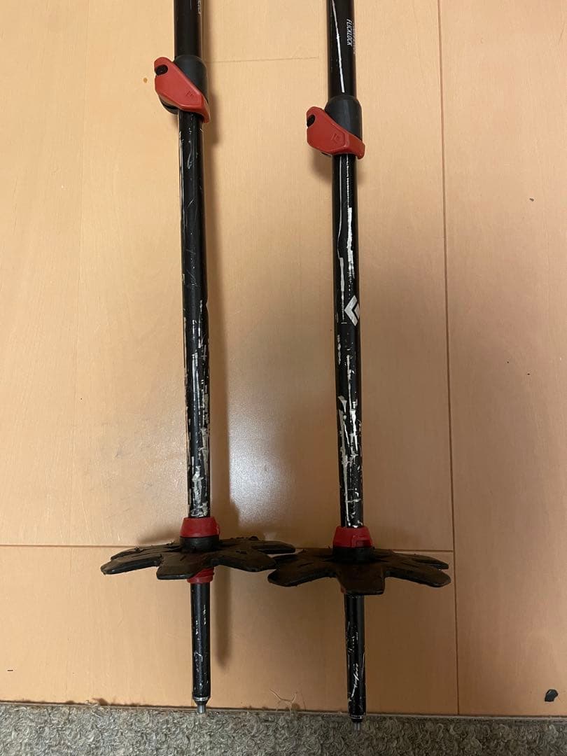  traverse スキー　ストック　ポール