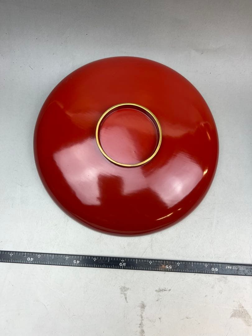 ［美品］金彩　九つ組盃　金蒔絵　正月　祝い　本漆塗り