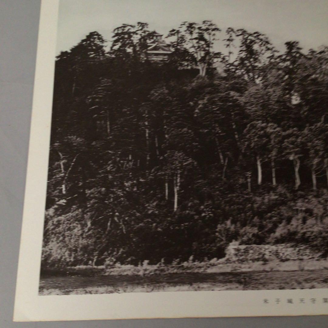 No5029 額装　米子城天守閣　明治９年撮影　トミタ高速写真印刷社　送料無料