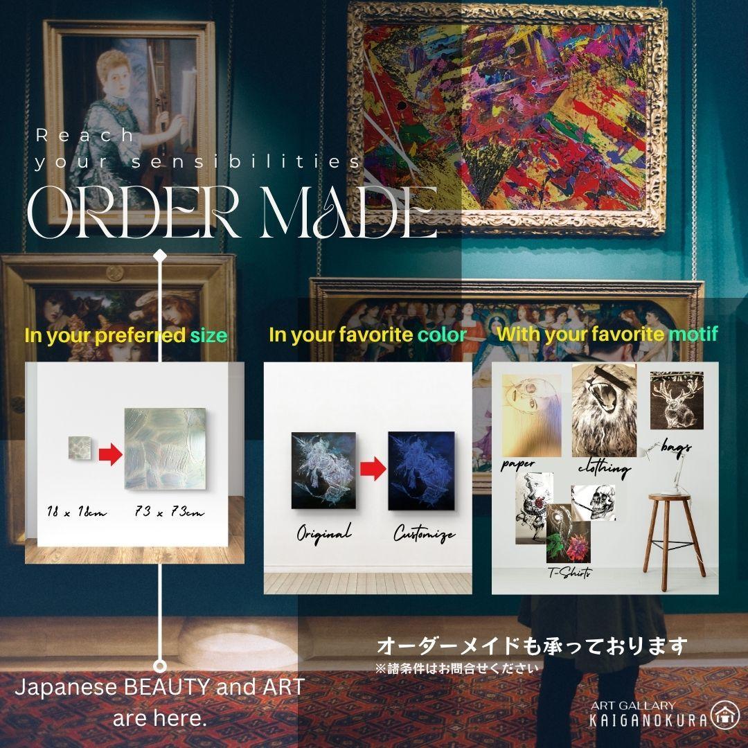 奇天烈Ⅰ / モダン画 キャンバス 117×91㎝ F50 原画のみ 現代アート