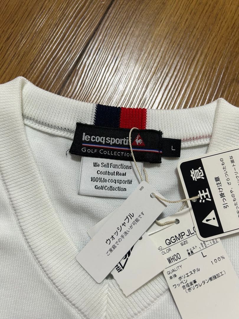 【新品】le coq sportif ゴルフコレクション Vネックセーター L