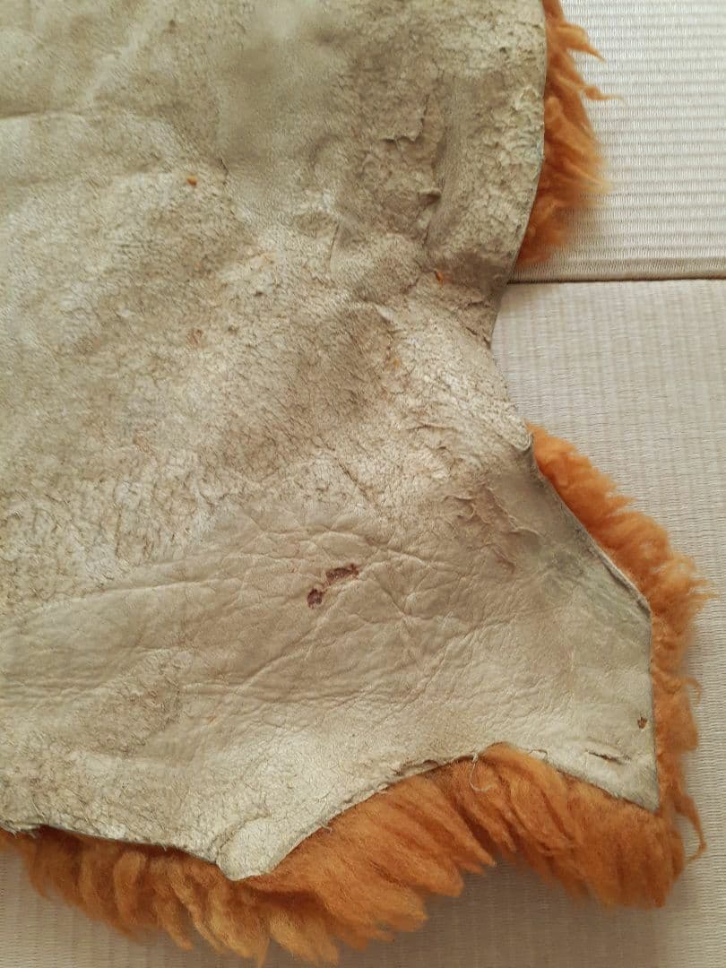 BOWRON オレンジ ムートンラグ 【ニュージーランド産】