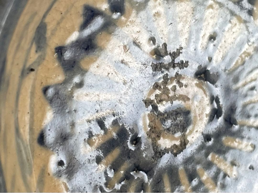 骨董　アンティーク　清朝　中国　染付　花文様　豆皿　小皿　手塩皿　5枚