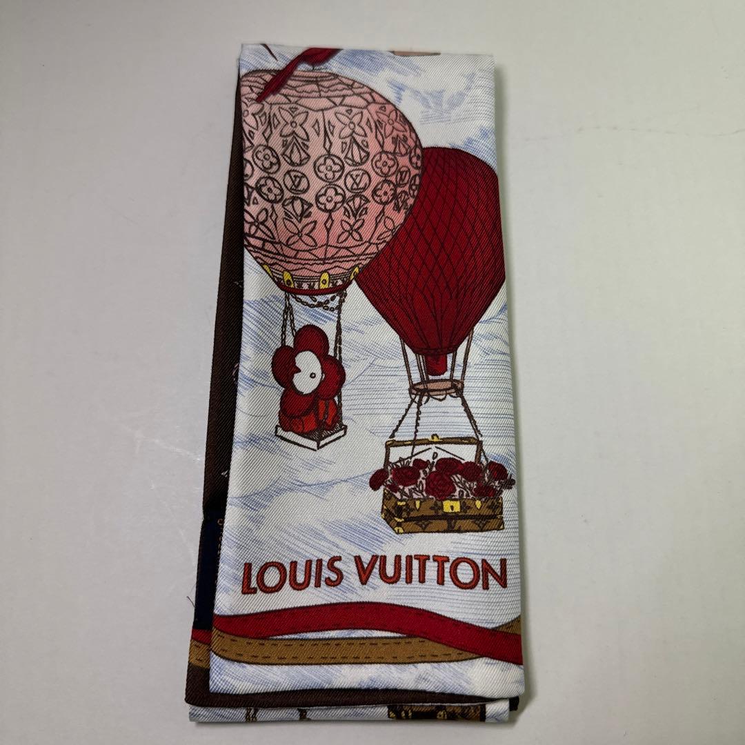 【新品未使用】LOUIS VUITTON スカーフ　M77680 気球玉デザイン