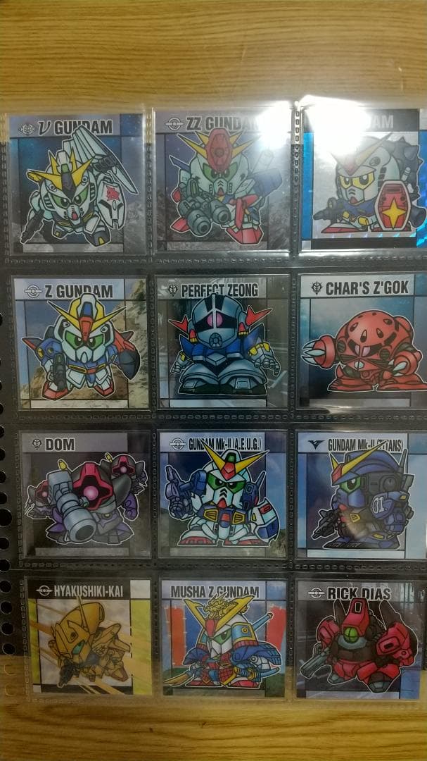 元祖SDガンダムスナック　第1弾　フルコンプ　全32種セット　スリーブ　シート付
