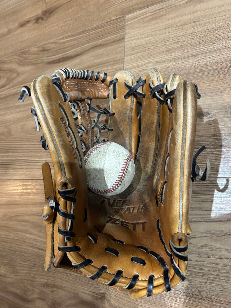 ZETT NEO STATUS 軟式野球グローブ ブラウン