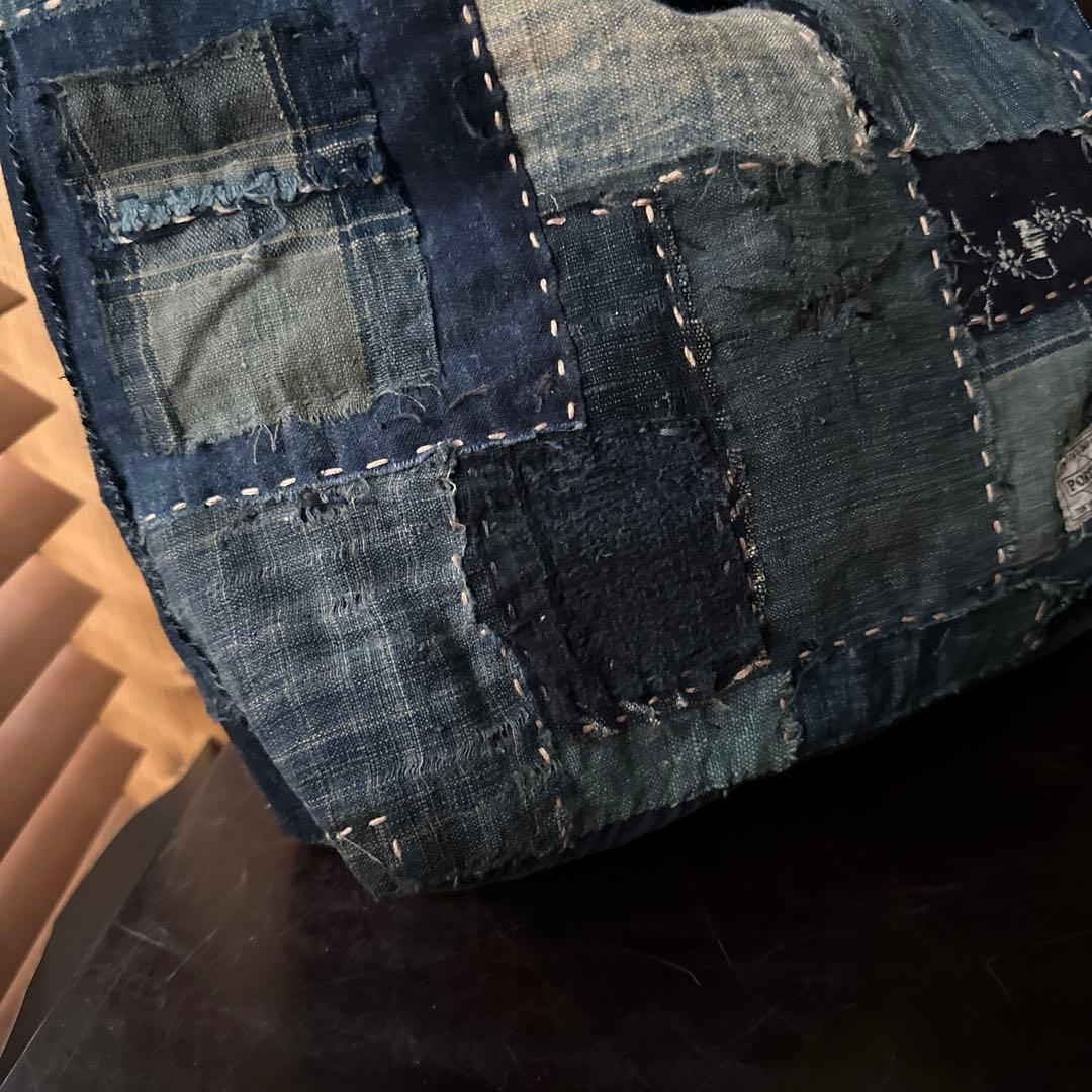 j*y様 ポーターをリメイク/藍染／襤褸