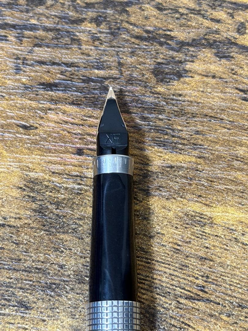 筆記確認＆洗浄済　パーカー　75 万年筆　スターリングシルバー　XF