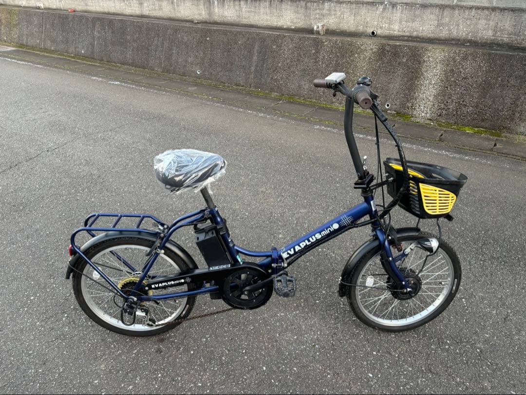 電動アシスト折りたたみ自転車 evaplus